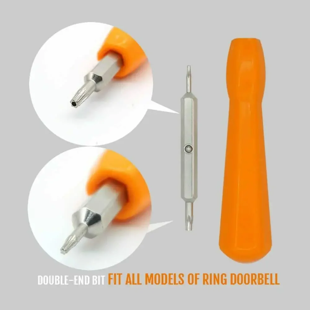 Замена кольцевой отвертки, TEKPREM для кольцевого дверного звонка, смены аккумулятора, Wi-Fi пароля