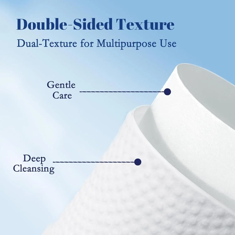 1box  26*30cm Box Disposable Facial Cleansing Towel Thickeneded Large Size Cleansing Skin Suitable for All Skin Types Unisex