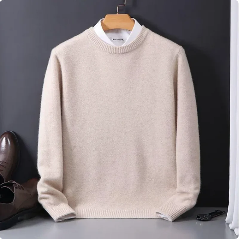 Suéter de caxemira com o pescoço, pulôveres soltos, blusa extragrande, camisa de malha, casual coreano, novo, outono, inverno, M-3XL, 2022