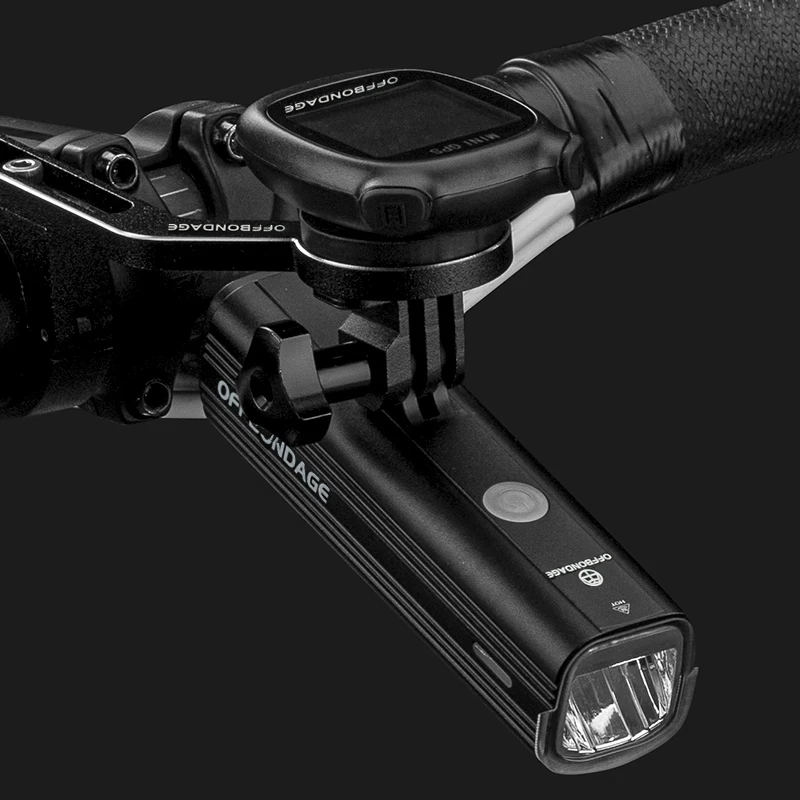 オフボンデージ-USB充電式自転車ヘッドライト,防雨自転車ヘッドライト,1000lm,LEDライト,4800mah懐中電灯