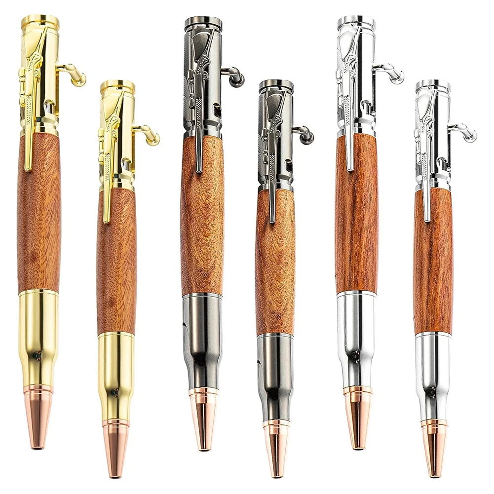 BABQ 6 Bolt Action Pens, Woodworking Pen Set, Durableand Easy to Use, Pen Set, Pen Making Kit for DIY Crafting Home