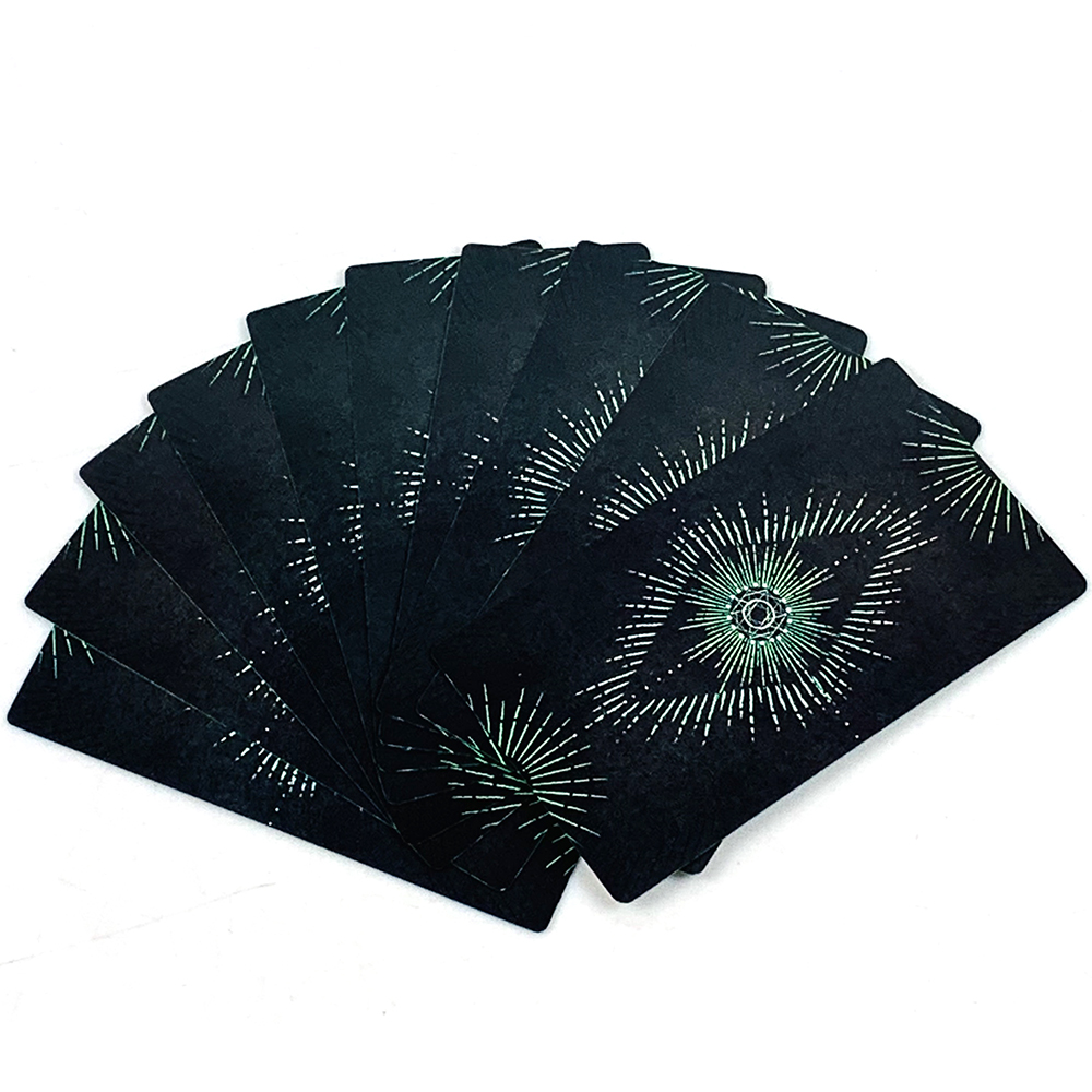 Hoogwaardige blikken doosverpakking 78 kaarten Tarotkaart Fate Waarzeggerij Familiefeestspel, Halloween- en kerstspellen