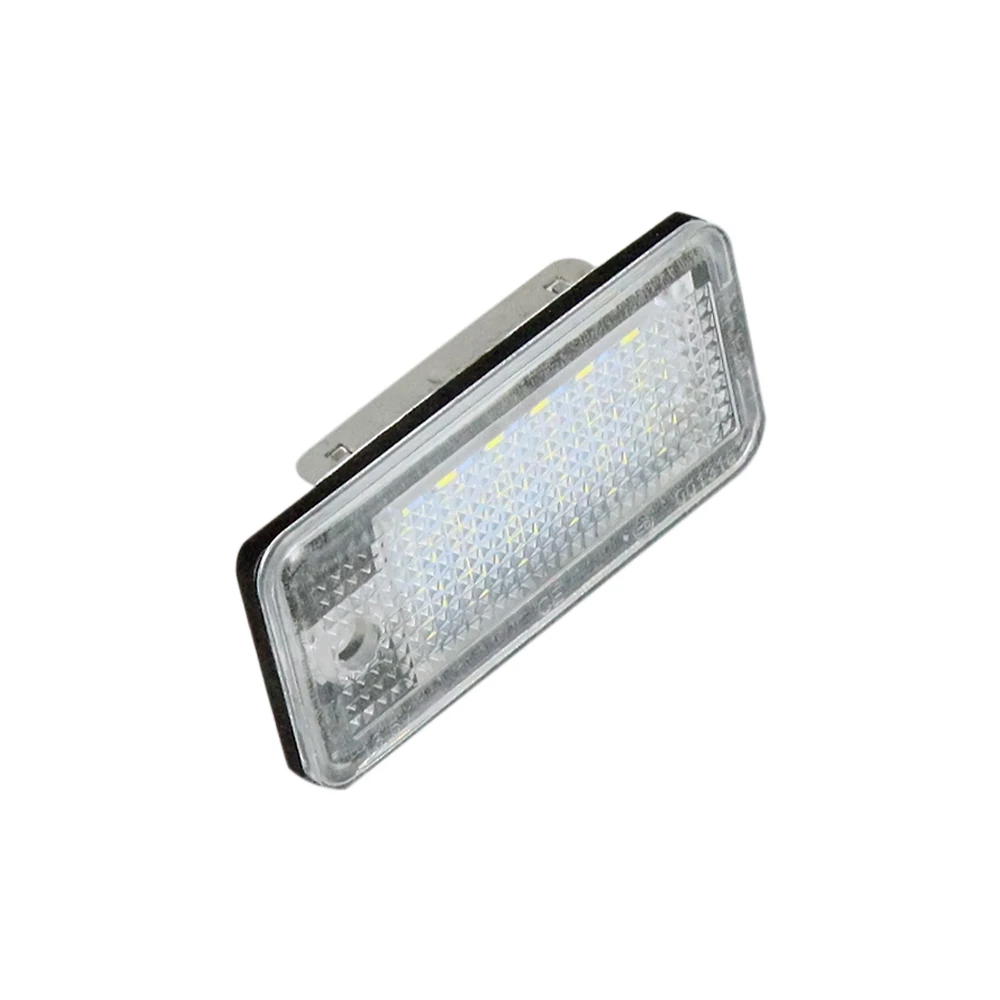 2 uds 18 LED Auto Canbus coche LED número luz de matrícula 12V para Audi A3 A4 A6 A8 B6 B7 Q7