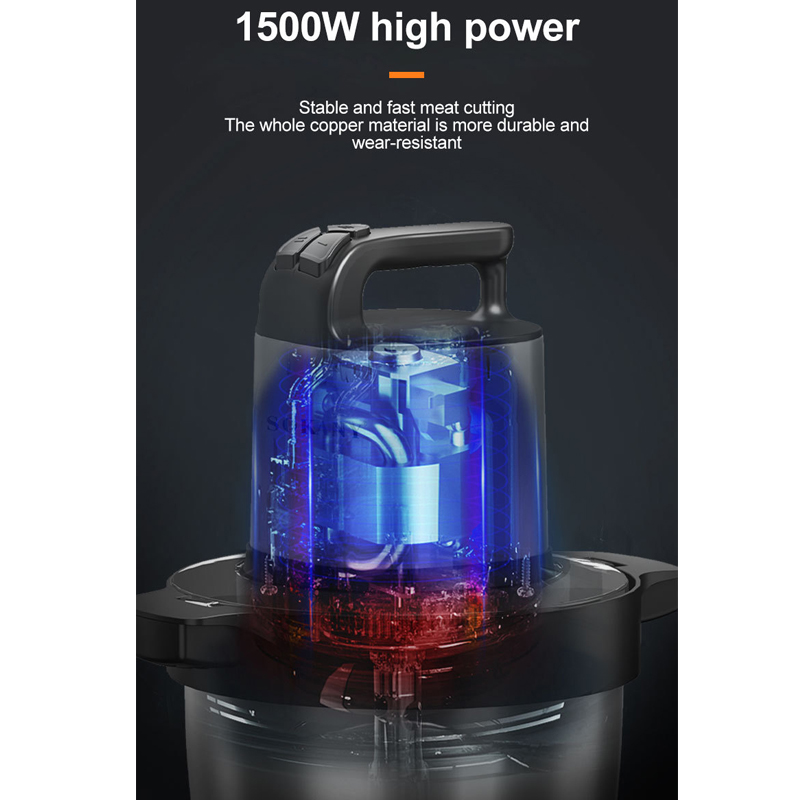 Meat Grinder Kitchen Chopper 3 Gear Electric Meat Grinders Stainless Steel Vegetable Food Processor Blender Mixer Garlic Crusher