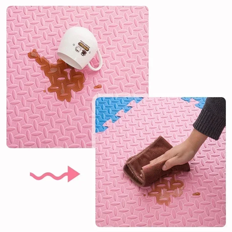 Non-Slip Baby Puzzle Floor Mat, Tapete para crianças, Tapetes de exercício interligados, EVA Foam Play Mat, Cobertor para crianças, 30x30cm, 12Pcs