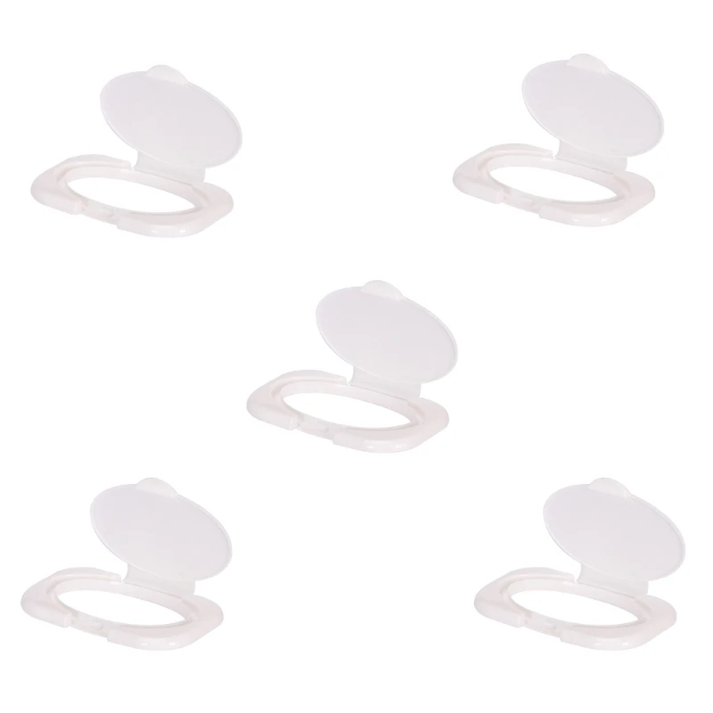 Hộp đựng giấy 5xTissue Bảo vệ chống bụi bẩn Nắp hộp đựng khăn giấy ướt cho bé