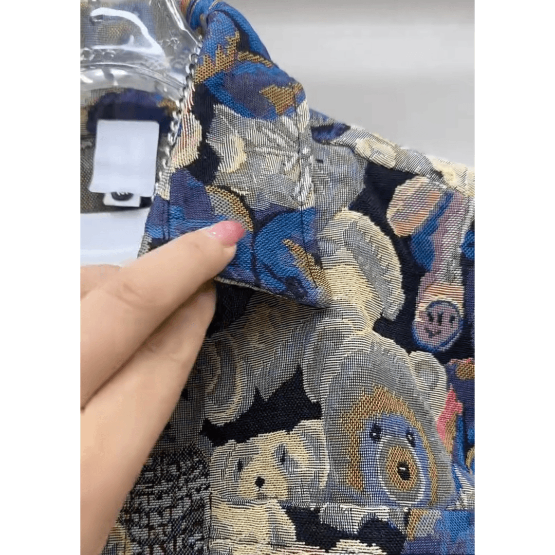 Herren-Freizeithose, Sportjacke, modische Teddybärjacke, trendiges und vielseitiges Set im Paar-Stil