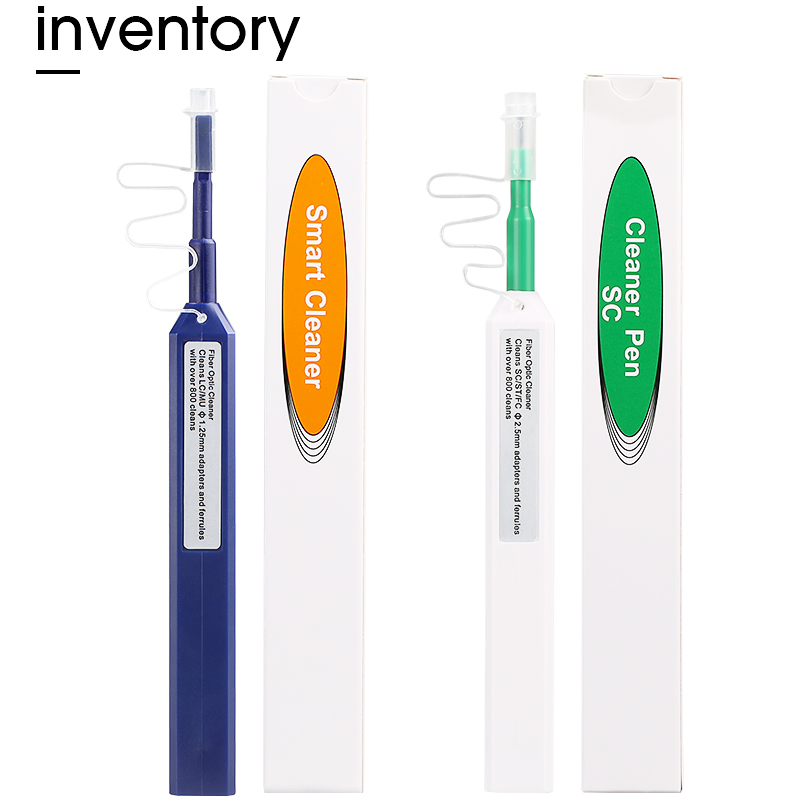 Stylo de nettoyage de fibres optiques SC/FC/ST 2.5mm LC/MU 1.25mm, outils de nettoyage de fibres en un clic, nettoyeur de connecteurs de fibres optiques