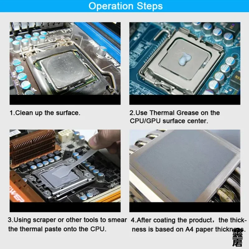 MX4 Wärmeleitpaste Prozessor MX-4 4g 8,5 W/M-k für CPU GPU Drucker Kühlkörper Kühlung Kühler Wärmeleitpaste Silikon