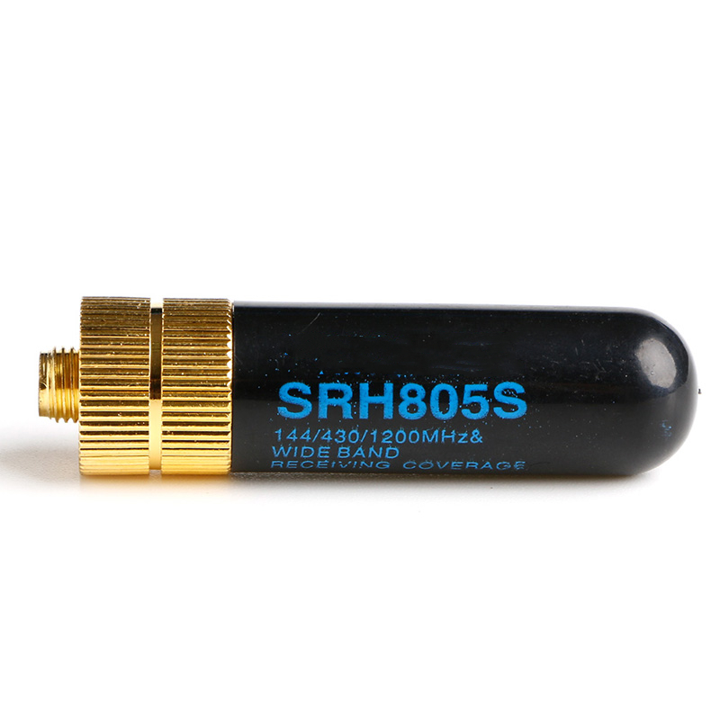 SRH805S Kim Cương Ăng Ten SMA F Nữ Kép Cho Bộ Đàm Baofeng GT 3 UV 5R Chiếc BF 888 Đàm Đài Phát Thanh QX2B SRH 805 Trên Không Tăng Cường Tín Hiệu