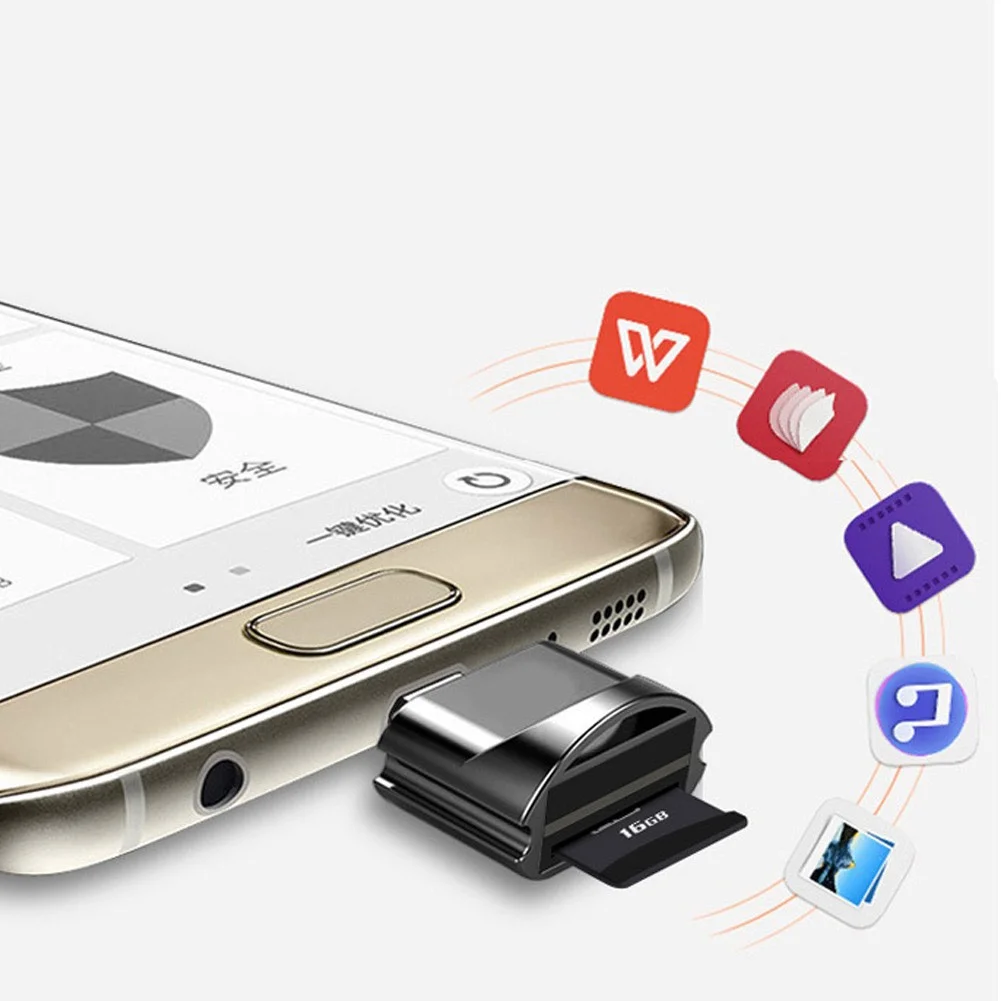 STONEGO USB 3.0 タイプ C から Micro-SD TF アダプタ OTG カードリーダーミニカードリーダースマートメモリカードリーダー電話ラップトップ用