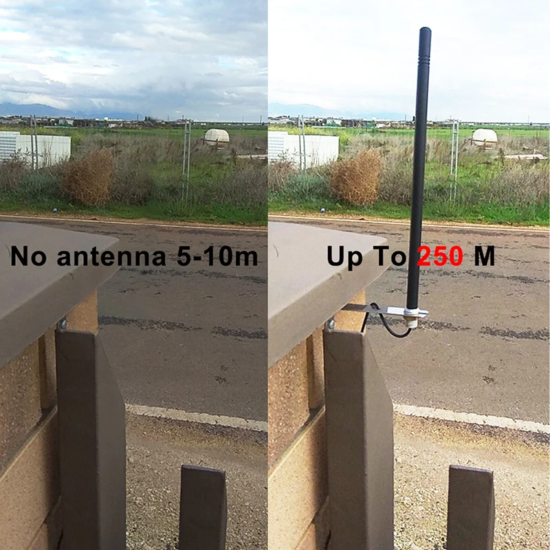 Antenne RF externe pour porte de Garage, 433MHz, 433.92, amplificateur d'antenne d'amélioration du Signal de télécommande