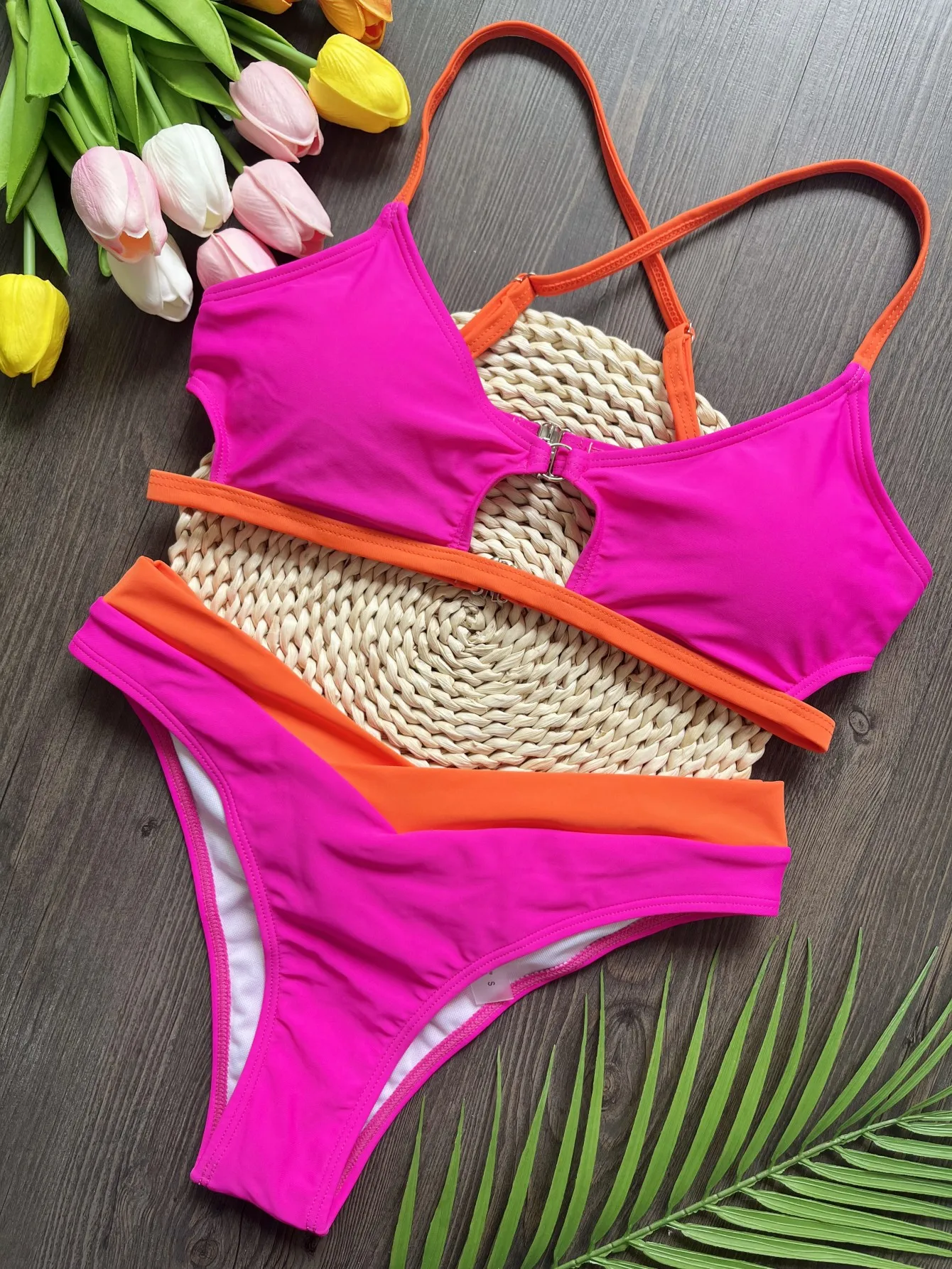 RUOTONSEPT Sexy Solide Spleißen Bikinis Set frauen Badeanzug Zwei-stück Dreieck Tanga Bademode Badeanzug Brasilianische Biquinis