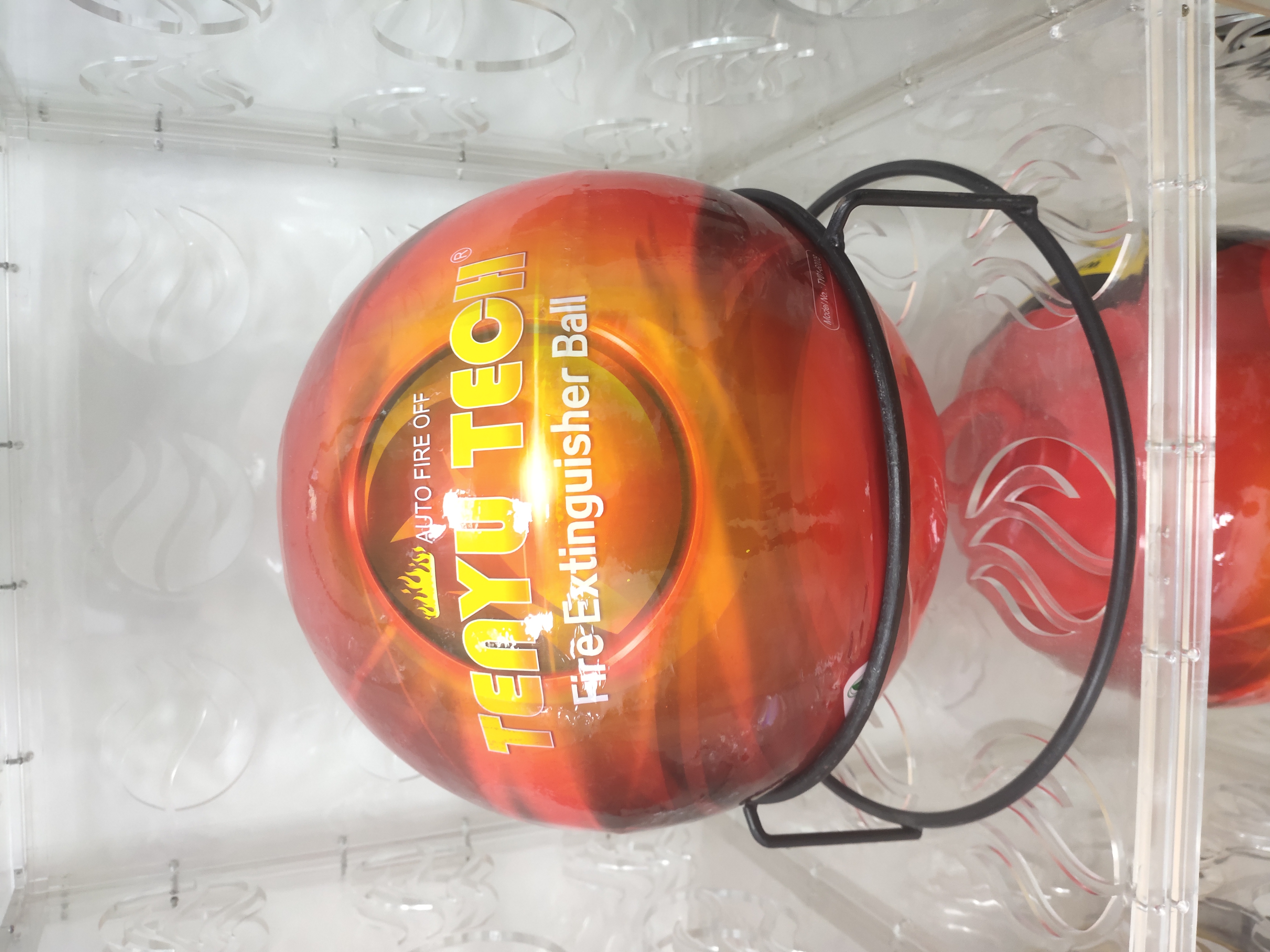 Extintor de incêndio bola automática em pó seco casa dispositivo de supressão de incêndio carro extintor para carros 6kg com suporte de montagem