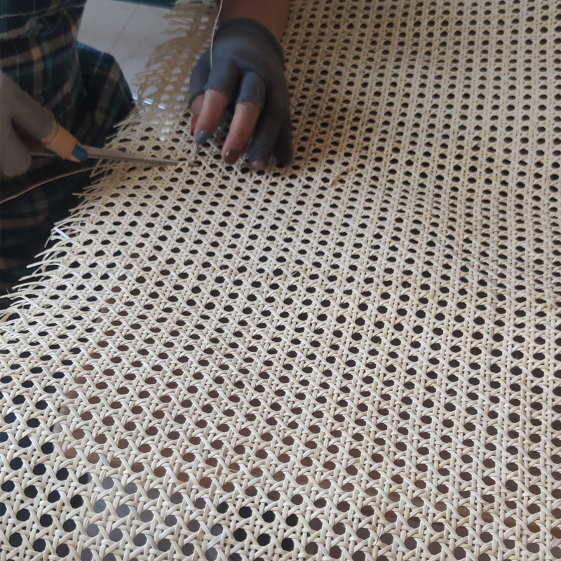 Natural indonésio real rattan vime cana webbing rolo móveis cadeira mesa material de reparo porta do armário teto decoração da parede