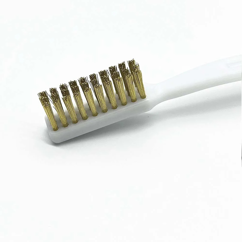 Ferramenta de impressora 3d bico escova fio cobre escova limpeza bocal bloco aquecimento hotend hotbed limpador derusting acessórios