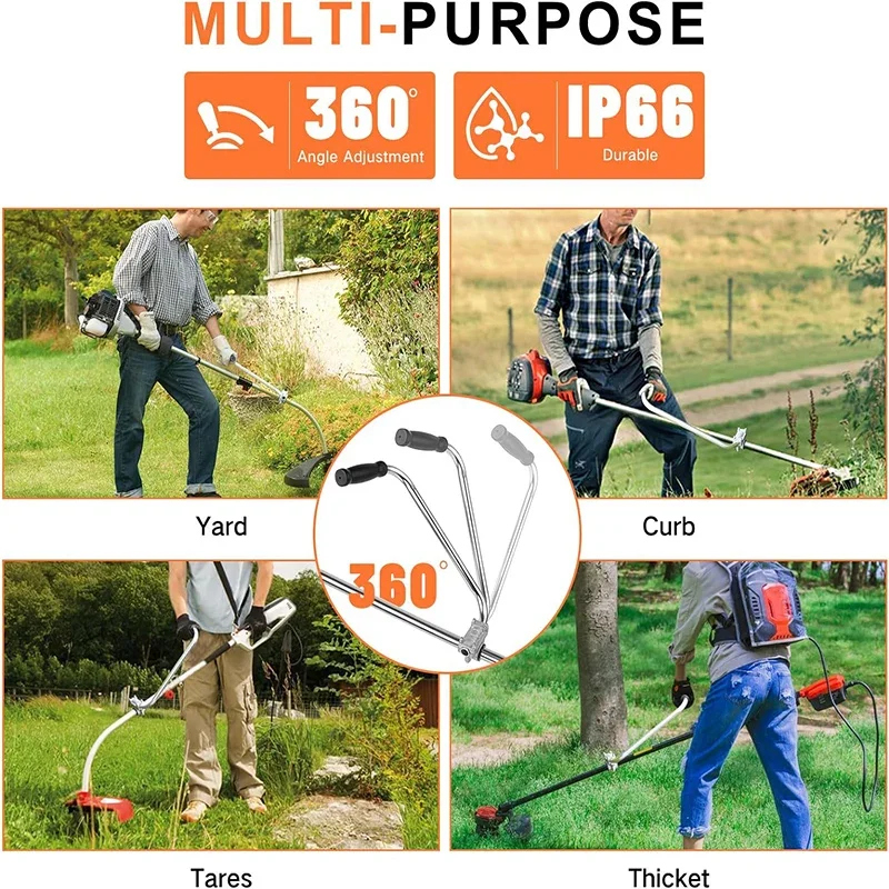 Trimmer Handle - Ergonomic Trimmer Grip Weeder Trimmer Handle Lawn Trimmer Handle for Lawn Care Trimmer Handle for Weed Whacker