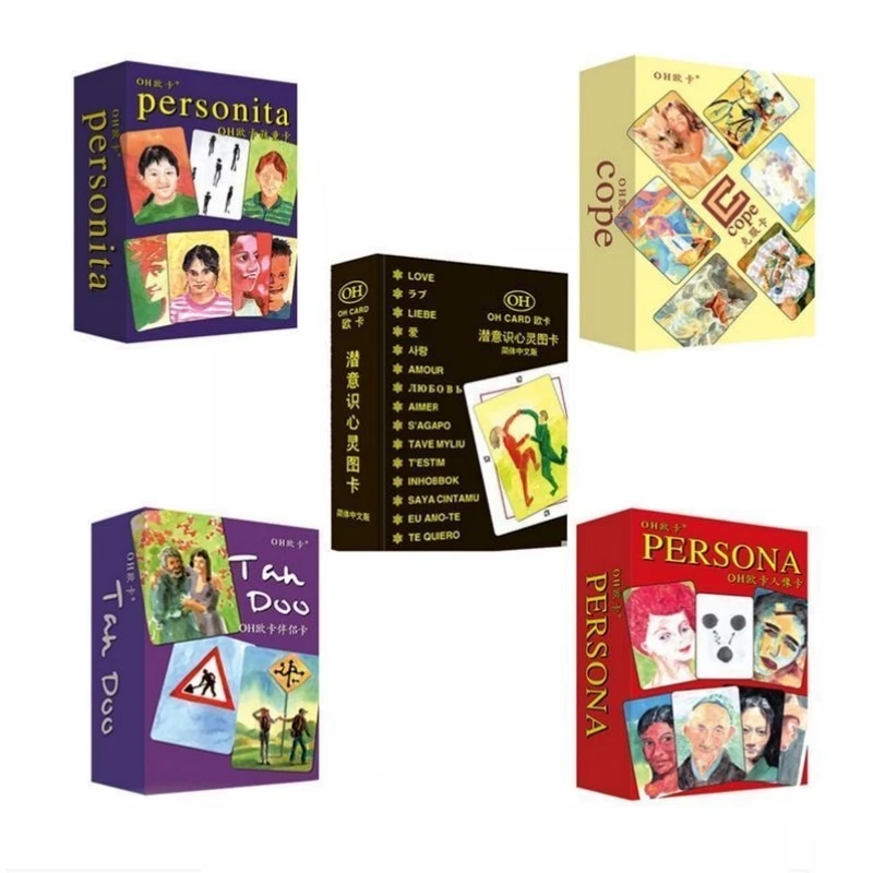 Psychotherapie 19 Arten OH-Kartenkarten Cope/Persona/Habitat/Shenhua Brettspiel Lustige Kartenspiele für Party/Familie
