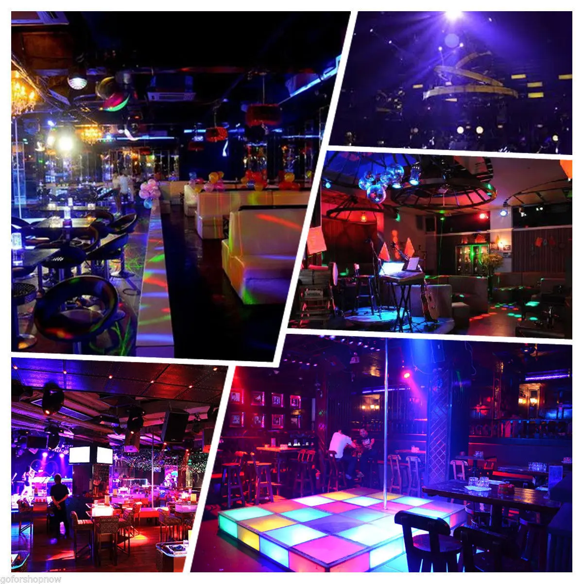 8 LED RGBW Mini Led Spider Light หัว DMX Beam Moving Head Light Led Party แสดงแสง DJ Lighting