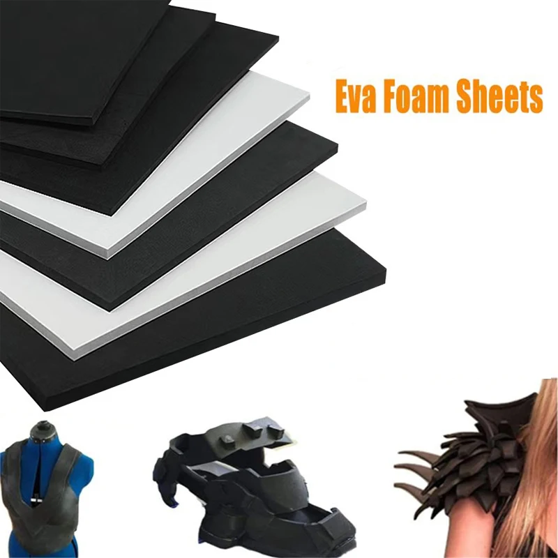 1pcs 1/2/3/5/10mm thicknes EVA foam sheet sound absorbing sound insulation foam process EVA sheet handmade model making material