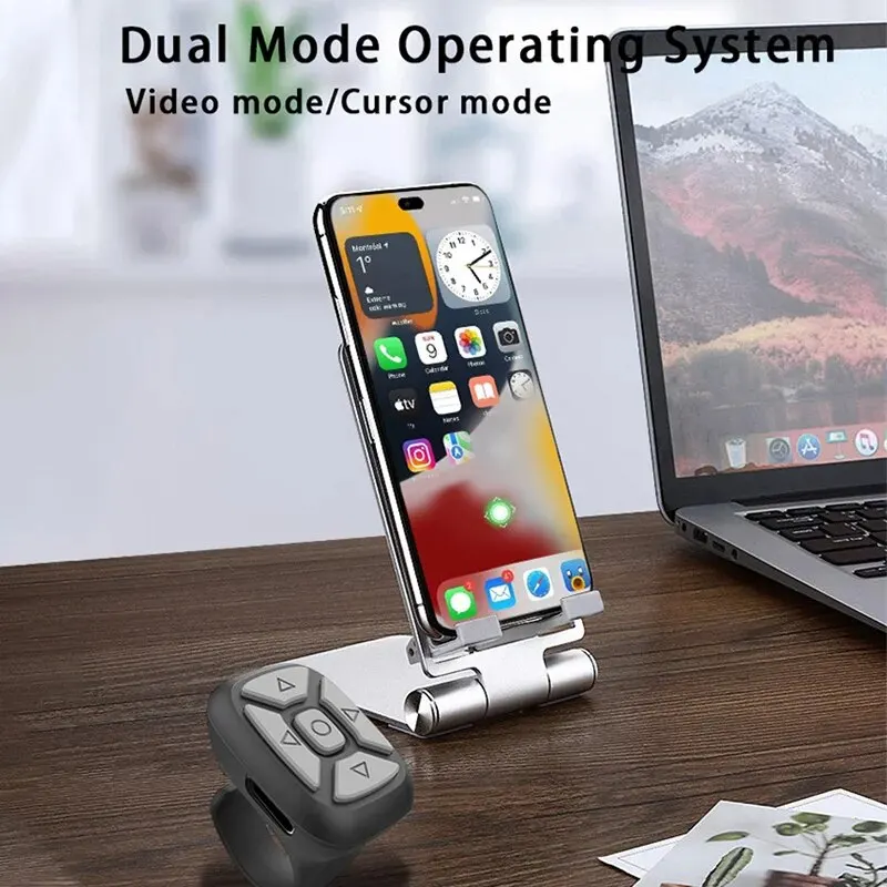 Drahtlose Bluetooth Mobile Selfie Faul Instant Musik Video Fernbedienung Ring Handy Bluetooth Controller Für Xiaomi Apple