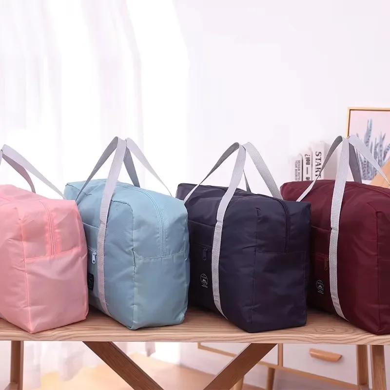 2-teiliges Set, faltbare Gepäcktasche, geeignet für Handgepäck in Fluggesellschaft, Wochenendkrankenhaus-Gepäcktasche für die Nacht, Sportgepäcktasche,