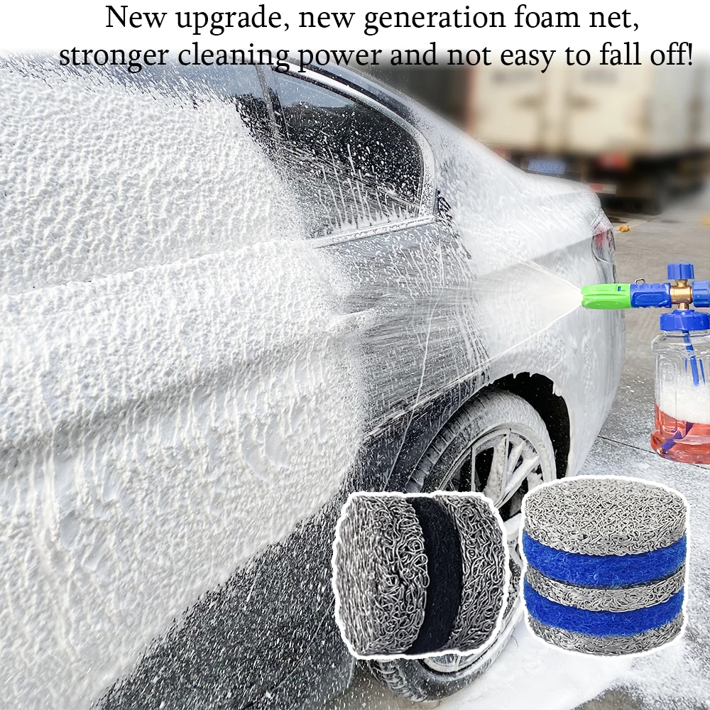 Foam Cannon Orifice Nozzle Tips and Foam Maker Mesh Filter for High Pressure Washer Snow Foam Lance Parts 3000 PSI