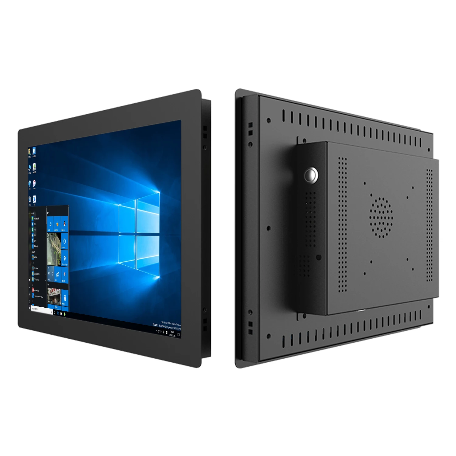 17 19 21.5 inch industrial all in one pc panel tablet pc with resistive touch screen computer built-in wifi com for win10 pro