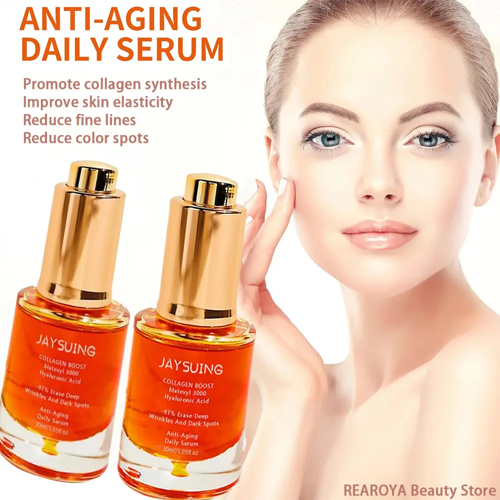Retinol removedor de rugas rosto soro instantâneo endurecimento levantamento anti-envelhecimento líquido desbotamento linhas finas clareamento coreano produtos de cuidados com a pele