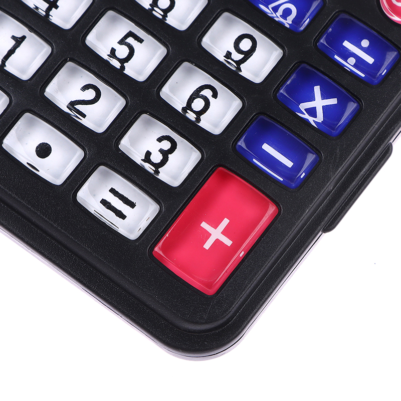 Pocket Size Portable Black Calculator Mini Plastic 8 Digits Electronic Calculator School Office Supplies