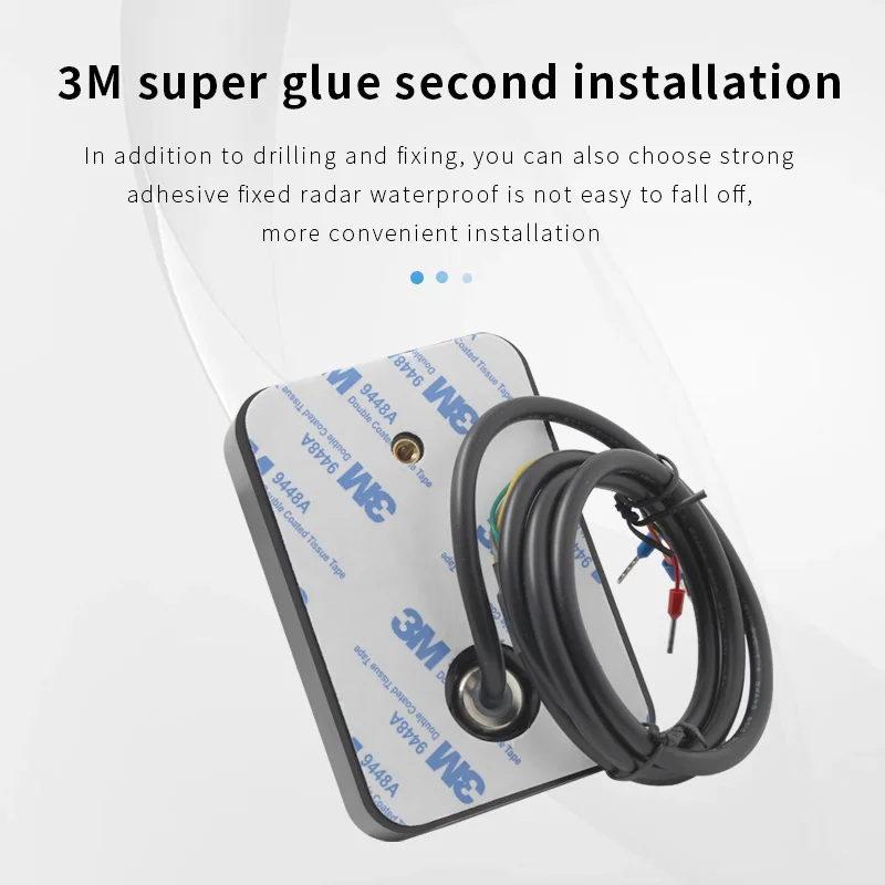 79GHz Radar Wireless Vehicle Detector Car Parking System Boom Barrier Anti-smash Radar For Replace Loop Coil Vehicle Detector