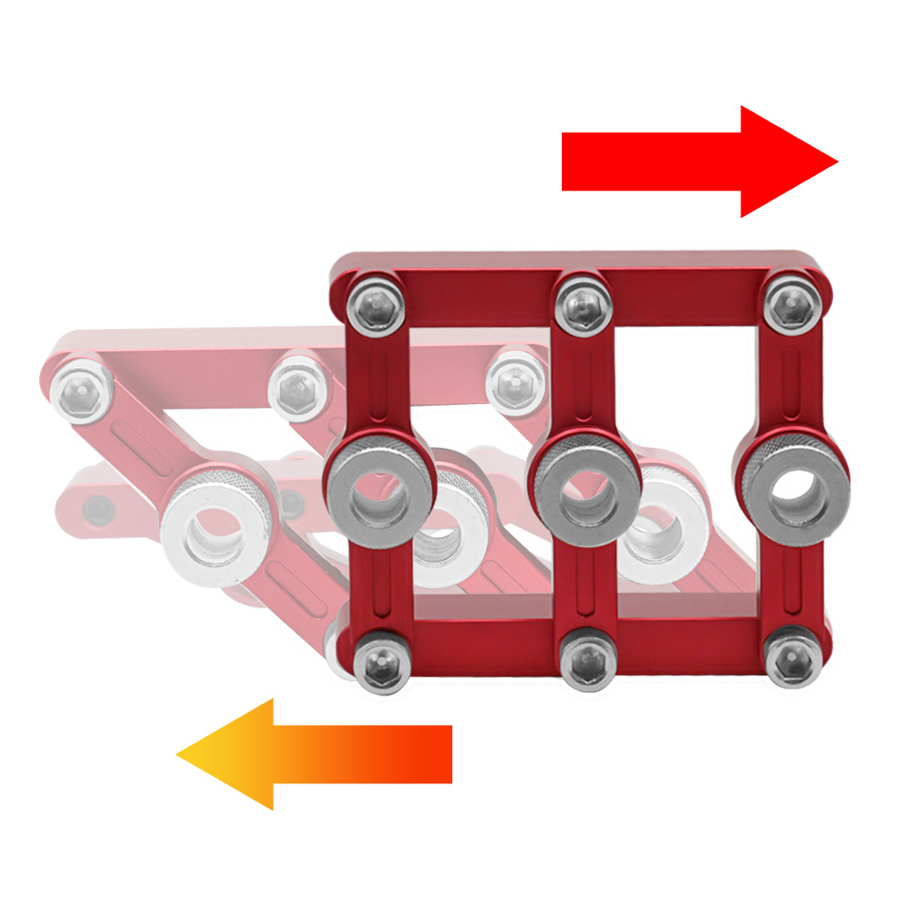 Self Centering Dowelling Jig, Carpintaria Carpintaria, Hole Drill Guide, Madeira Dowel, Posicionador Localizador, 3-10mm Broca Mangas