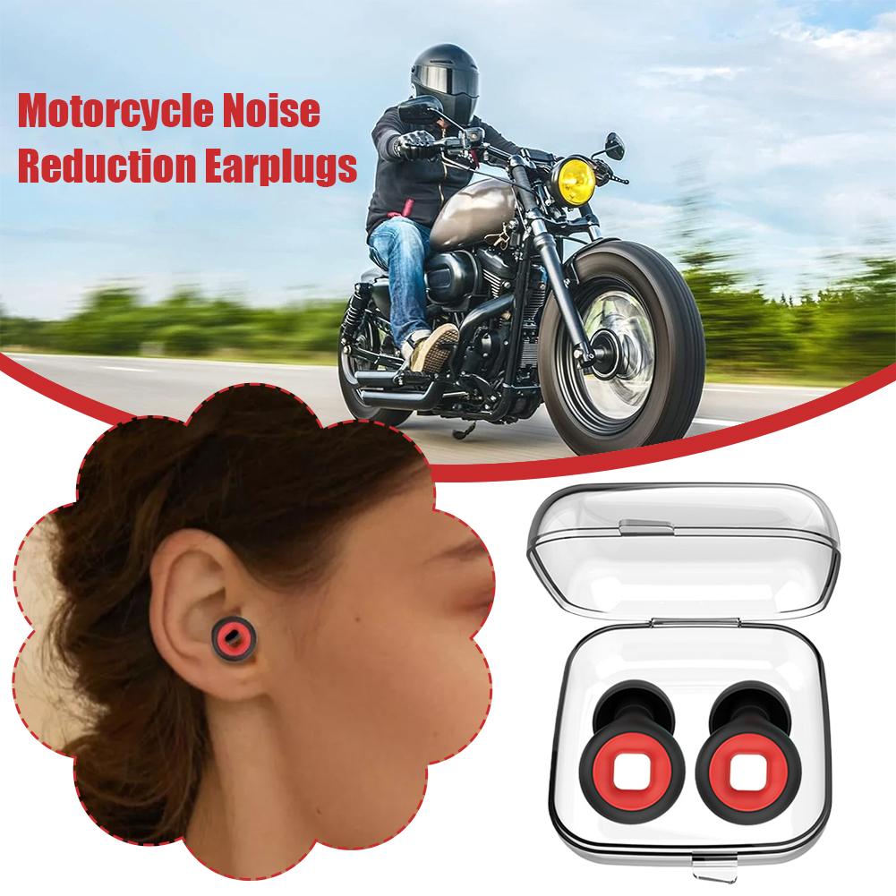 Motorrad Noise Reduction Ohrstöpsel Anti-lärm Mute Ohrstöpsel Motorrad Ausrüstung Schlaf Schalldichte Ohrstöpsel