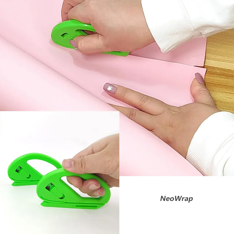 Easy-Glide Wrapping Paper Cutter Safe Razor Blade Design Suitable Ideal for Gift Wrap Crafts & Office Use for Perfect Cuts