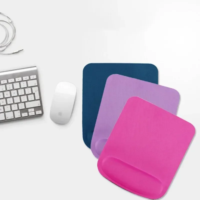 Foam Wrist Mouse Pad Simple Solid Color Comfortable Thick Sponge Mouse Gaming Pc Keyboard Desk Mat 210X230MM