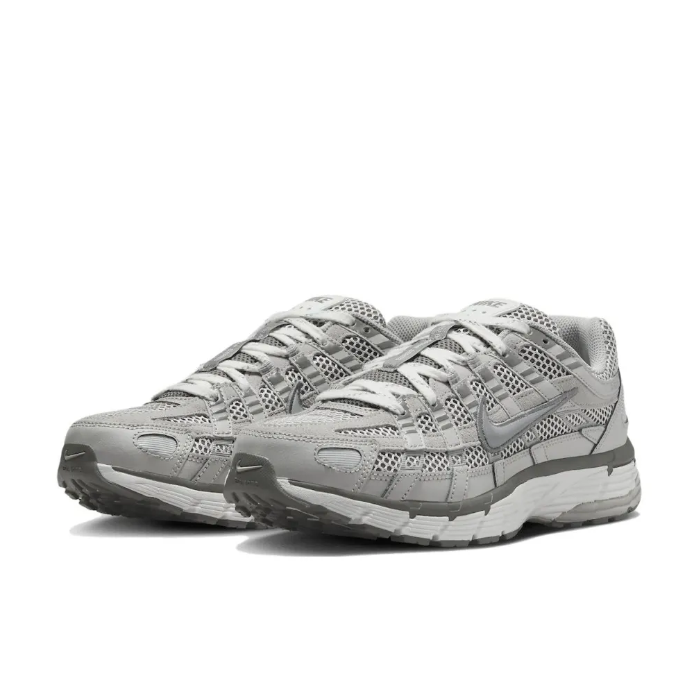Nike Nueva inclusión Gris P-6000 Zapatillas clásicas retro informales para correr Zapatillas bajas antideslizantes para hombres y mujeres