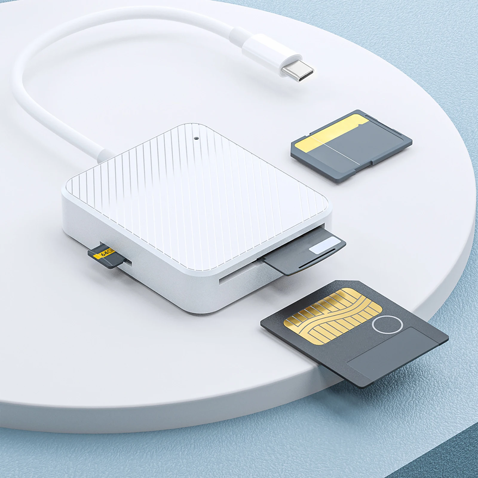 Adaptador de lector de tarjetas de memoria 4 en 1 tipo C USB-C Smart Media OTG M2 SD SM XD lector de tarjetas para accesorios de teléfono móvil Andriod