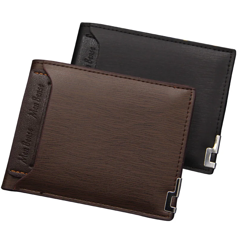 Cartera corta informal a la moda para hombre, tarjetero multifuncional para hombre, tarjeteros delgados con envío gratis
