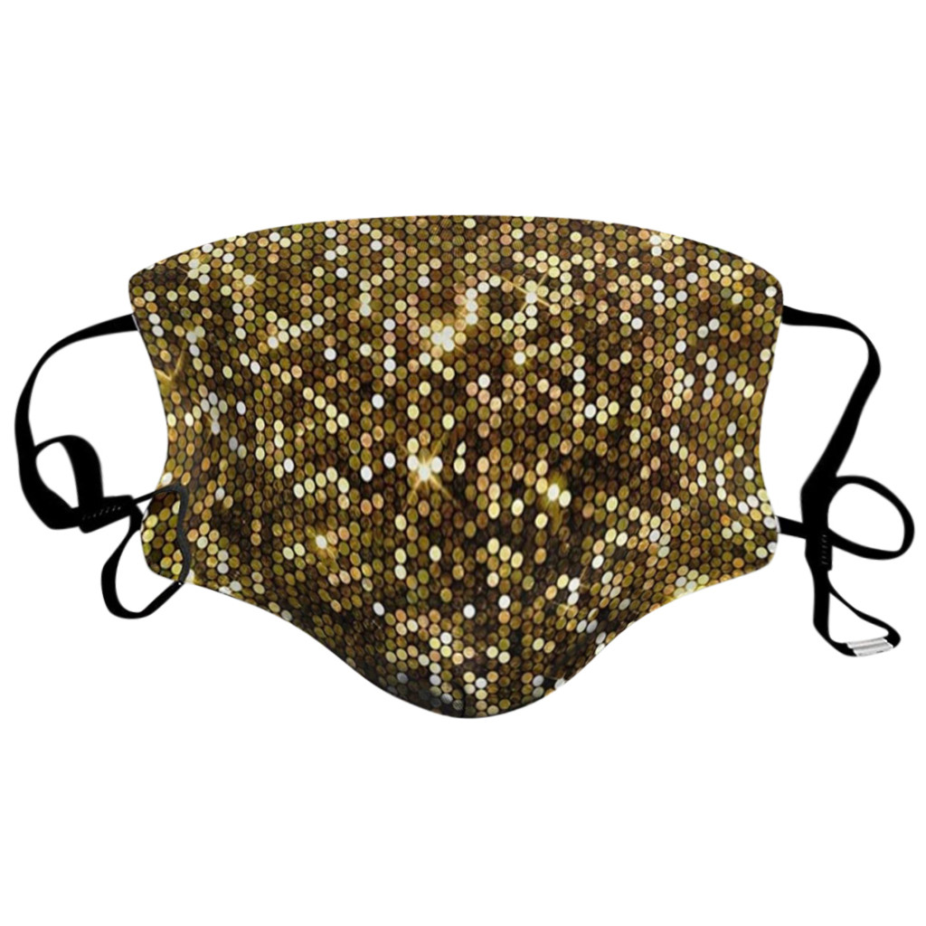 Women'S Sequin Design Mask Fashionable Mask With A Variety Of Color Options Odorless And Irritation-Free Comfortable Party Mask