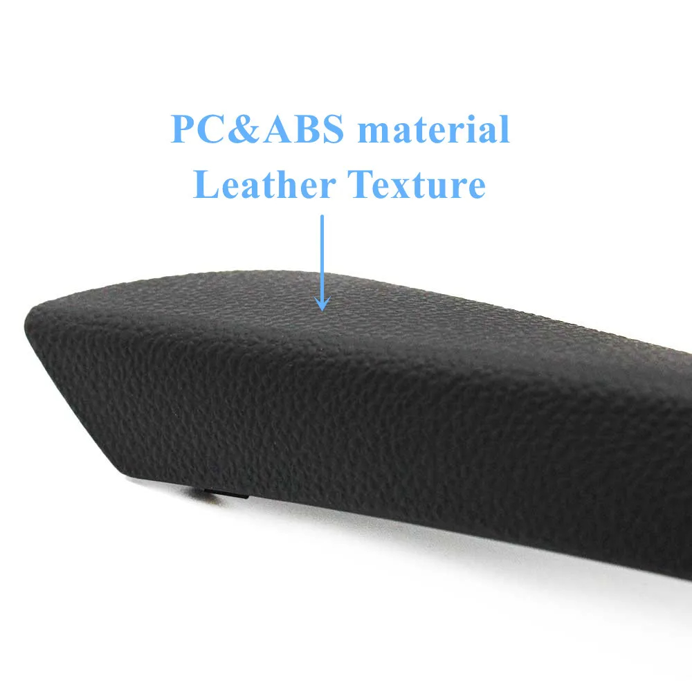 Schwarz Links Rechts Innen Tür Pull Griff Kit Panel Pull Abdeckung Trim Für BMW 3er E90 E91 E92 2004-2012 316 318 320 325 328i