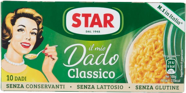 Dado pro Brodo Classico 10x100g-Stern brüh würfel