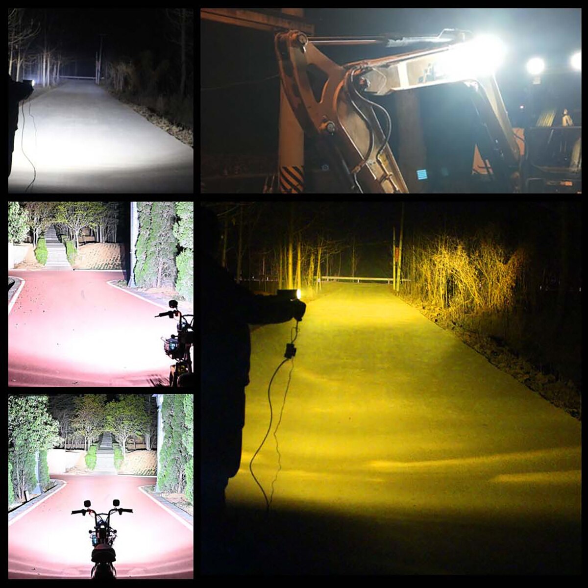 1ชิ้น12โวลต์จุดน้ำท่วมคอมโบไฟ LED บาร์แสง SuperBright 6000K สำหรับรถออฟโร้ด SUV เรือ4x4 ATV Barra ไฟหน้า LED
