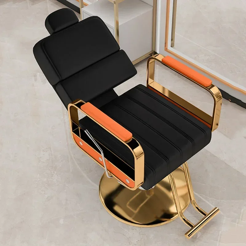 Poltrone reclinabili Poltrone da barbiere Vanity Girevole Poltrona da parrucchiere estetica professionale di lusso Mobili da barbiere per salone di bellezza