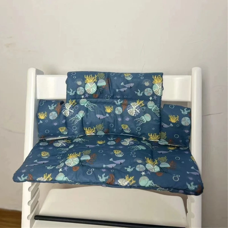 Ghế Ngồi Cho Bé Có Đồ Họa Cao Đệm Ghế Cho Bé Sơ Sinh Bé Trai Bé Gái Thoải Mái Vải Cotton Chống Thấm Nước Bọc Ghế