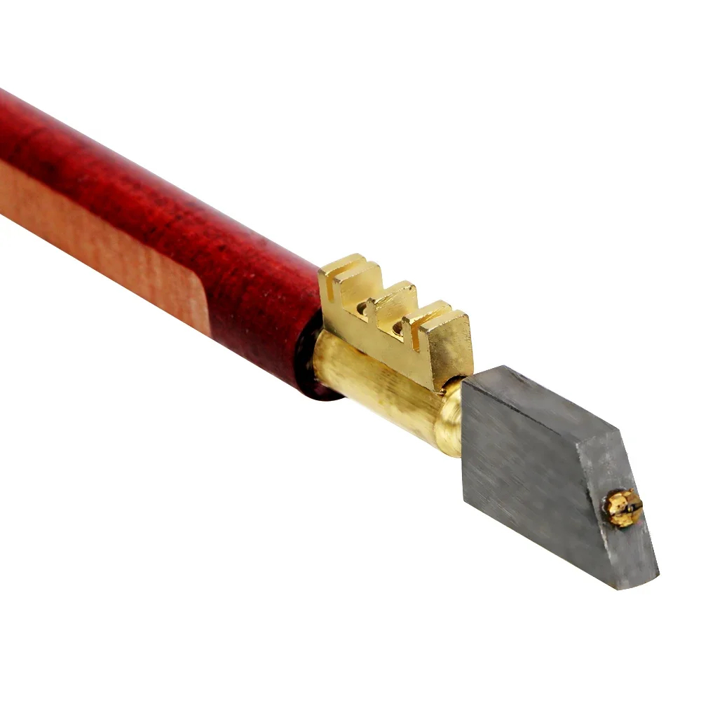 Hardware Tools Diamond Glass Knife Diamond Wood Handle Cutting Knife Household Silicon Wafer Natural Glass Diamond Knife