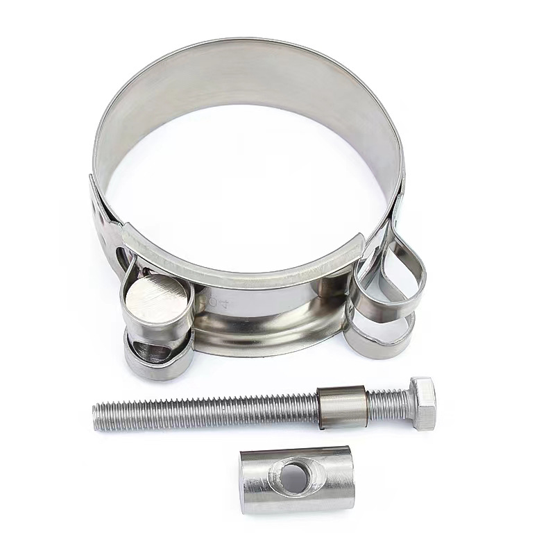 High Quality Stainless Steel Hose Clamp Exhaust Air Water Pipes Durable Sealing Powerful Strength Repair Welding Tools 17-252mm