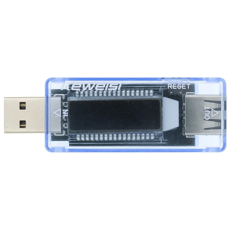 USB LCD-Display KWS-V20ที่วัดแรงดันไฟฟ้าความจุปัจจุบันเครื่องทดสอบแบตเตอรี่ที่ชาร์จหมอพาวเวอร์แบงค์