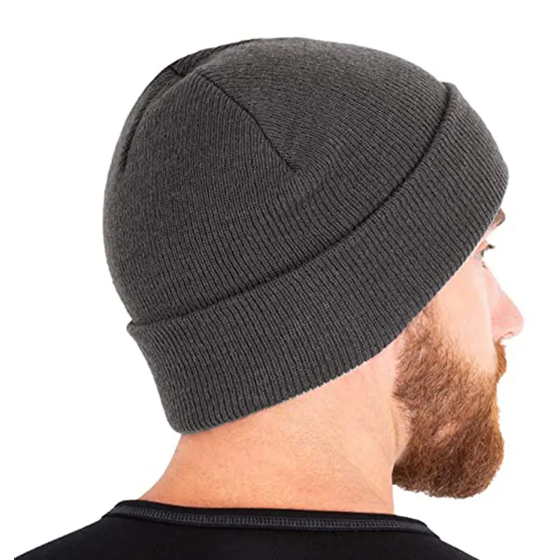 Chapéu de malha sólida chapéus de inverno chapéus gorro para homens mulheres gorro gorras para balaclava pelúcia engrossado proteção de ouvido