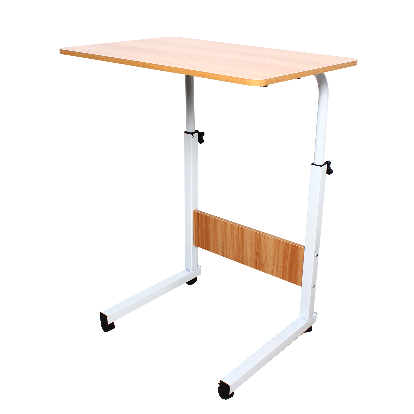 Kantoor Desktop Bureau Computer Hout Thuis Studie Laptop Werkplek Hoogteverstelling met universele wielen