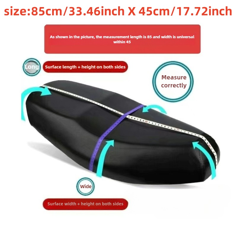 Capa de assento da motocicleta à prova dwaterproof água respirável couro 3d malha capa protetor protetor solar para motocicleta scooter elétrico